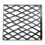 Hot Rolled Black Steel Expanded Metal Mesh Thickness 2.7 mm Width 2.44 M Length 7 M