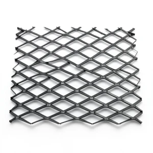 Hot Rolled Black Steel Expanded Metal Mesh Thickness 2.8 mm Width 2.44 m Length 7 m
