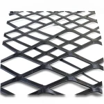 Hot Rolled Black Steel Expanded Metal Mesh Thickness 3.8 mm Width 2.44 m Length 7 m