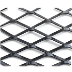 Hot Rolled Black Steel Expanded Metal Mesh Thickness 3 mm Width 2.44 m Length 7 m