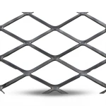 Hot Rolled Black Steel Expanded Metal Mesh Thickness 4.8 mm Width 1.22 m Length 2 m