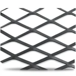 Hot Rolled Black Steel Expanded Metal Mesh Thickness 5.8 mm Width 2.44 m Length 7 m