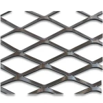Hot Rolled Black Steel Expanded Metal Mesh Thickness 4.8 mm Width 2.44 m Length 7 m