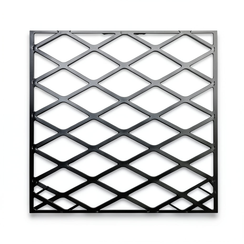 Hot Rolled Black Steel Expanded Metal Mesh Thickness 4.8 mm Width 1.22 m Length 4 m