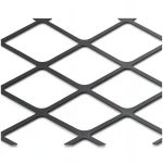 Hot Rolled Black Steel Expanded Metal Mesh Thickness 5.8 mm Width 1.22 m Length 1 m