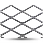 Hot Rolled Black Steel Expanded Metal Mesh Thickness 4.8 mm Width 1.22 m Length 5 m