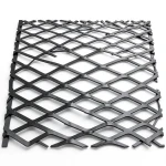 Hot Rolled Black Steel Expanded Metal Mesh Thickness 5.8 mm Width 2.44 m Length 7 m