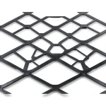 Hot Rolled Black Steel Expanded Metal Mesh Thickness 5.8 mm Width 1.22 M Length 4 M