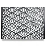 Hot Rolled Black Steel Expanded Metal Mesh Thickness 5.8 mm Width 1.22 m Length 2 m