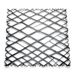 Hot Rolled Black Steel Expanded Metal Mesh Thickness 4.8 mm Width 1.22 m Length 2 m
