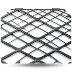 Hot Rolled Black Steel Expanded Metal Mesh Thickness 6 mm Width 1.22 M Length 1 M