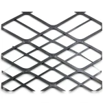 Hot Rolled Black Steel Expanded Metal Mesh Thickness 4.8 mm Width 1.22 m Length 4 m