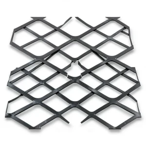 Hot Rolled Black Steel Expanded Metal Mesh Thickness 5.8 mm Width 1.22 m Length 5 m