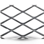 Hot Rolled Black Steel Expanded Metal Mesh Thickness 4.8 mm Width 1.22 m Length 5 m