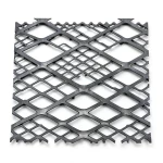 Hot Rolled Black Steel Expanded Metal Mesh Thickness 6 mm Width 1.22 m Length 2 m