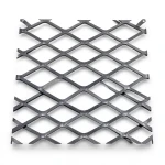 Hot Rolled Black Steel Expanded Metal Mesh Thickness 4.8 mm Width 1.22 M Length 6 M
