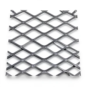 Hot Rolled Black Steel Expanded Metal Mesh Thickness 4.8 mm Width 1.22 M Length 6 M