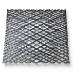 Hot Rolled Black Steel Expanded Metal Mesh Thickness 5.8 mm Width 1.22 m Length 1 m