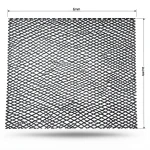Hot Rolled Black Steel Expanded Metal Mesh Thickness 6 mm Width 1.22 M Length 4 meter
