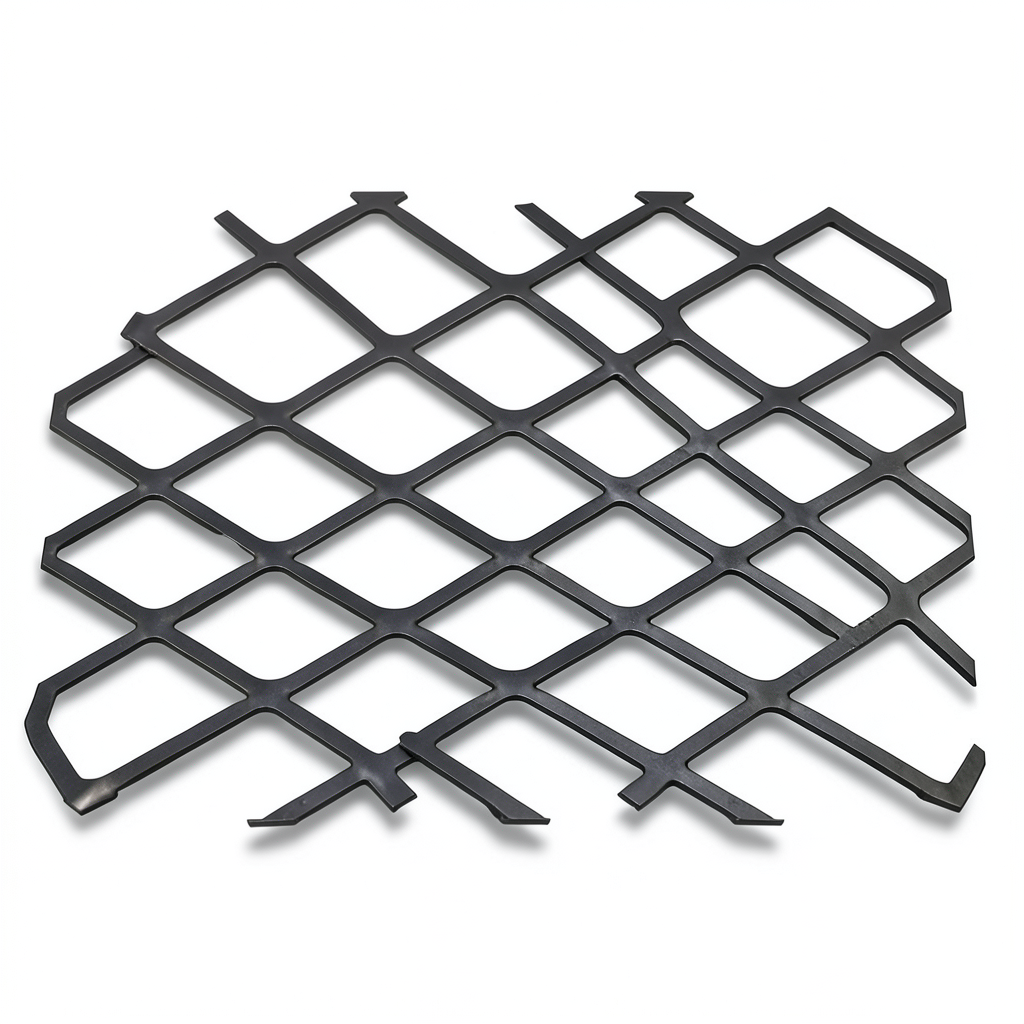 Hot Rolled Black Steel Expanded Metal Mesh Thickness 5.8 mm Width 1.22 m Length 2 m