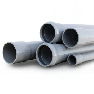 UPVC Pipes Nominal Pressure 10 Bar Outer Diameter 75 mm Thickness 3.6 mm Gray