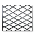 Hot Rolled Black Steel Expanded Metal Mesh Thickness 6 mm Width 1.22 m Length 5 m