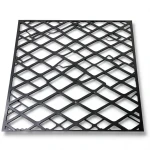 Hot Rolled Black Steel Expanded Metal Mesh Thickness 5.8 mm Width 1.22 m Length 3 m