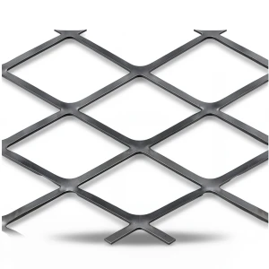 Hot Rolled Black Steel Expanded Metal Mesh Thickness 5.8 mm Width 1.22 m Length 7 m