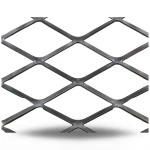 Hot Rolled Black Steel Expanded Metal Mesh Thickness 6 mm Width 1.22 M Length 1 M