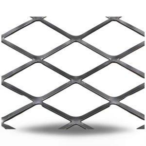 Hot Rolled Black Steel Expanded Metal Mesh Thickness 6 mm Width 1.22 M Length 1 M
