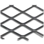 Hot Rolled Black Steel Expanded Metal Mesh Thickness 6 mm Width 1.22 m Length 2 m