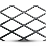 Hot Rolled Black Steel Expanded Metal Mesh Thickness 6 mm Width 1.22 M Length 3 M
