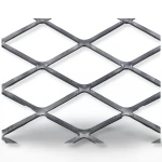 Hot Rolled Black Steel Expanded Metal Mesh Thickness 6 mm Width 1.22 M Length 4 meter