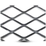 Hot Rolled Black Steel Expanded Metal Mesh Thickness 6 mm Width 1.22 m Length 6 m