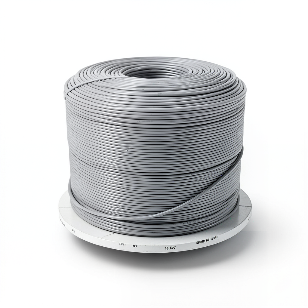 16 AWG Stranded Copper American Wire 600V PVC Gray 2500 ft | Al Fanar