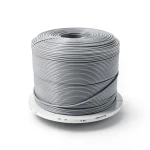 لفة سلك امريكي 16 AWG نحاس مجدول 600 فولت عزل PVC رمادي 2500 قدم | شركة الفنار