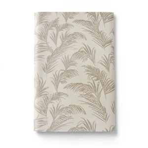 Italian Wallpaper Leaf-Patterned Design 10m x 1.06m Beige, Model 46743