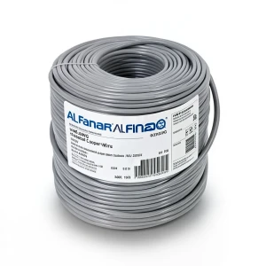 سلك امريكي 14 AWG نحاس مجدول معزول PVC رمادي 600 فولت 2500 قدم | شركة الفنار
