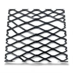 Hot Rolled Black Steel Expanded Metal Mesh 1.5 mm Thickness 1.22 m Width 1 m Length