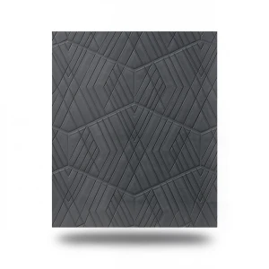 Italian Geometric Wallpaper 10m x 0.73m Dark Grey, Model Z90003