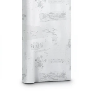 Dutch Youthful and Kids Wallpaper 10m x 0.53m Light Gray, Model 17201