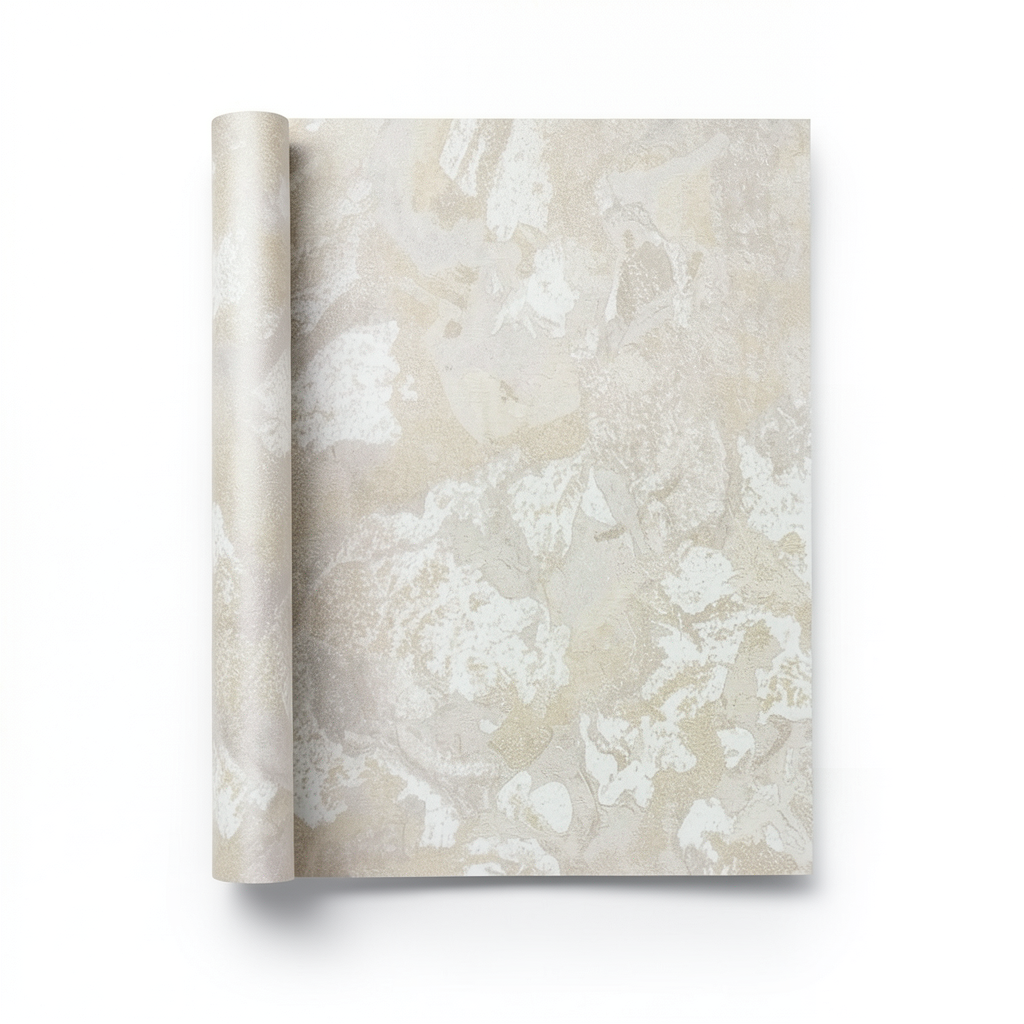 Italian Marble Wallpaper 10m x 1.06m Beige, Model 082653