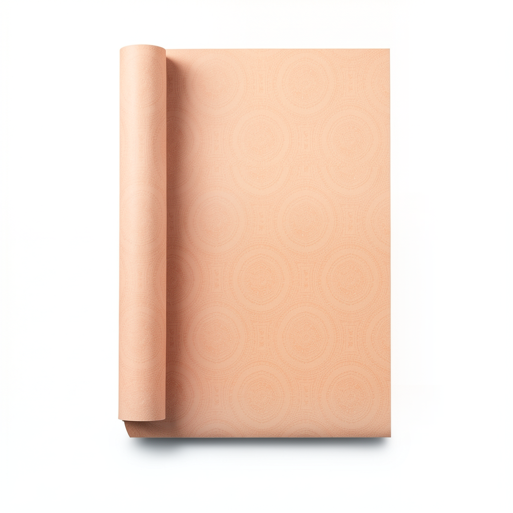 Holland Wallpaper Pattern Design 10m x 0.53m, Light Orange