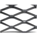 Hot Rolled Steel Expanded Metal Mesh Bahri 1.7 mm Thickness 1.22m Width 1m Length