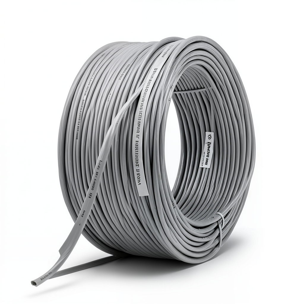 10 AWG Stranded Copper American Wire 600V PVC Insulation Gray 500ft | Al Fanar