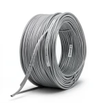 سلك امريكي 10 AWG نحاس مجدول معزول PVC رمادي، 600 فولت، طول 500 قدم | شركة الفنار