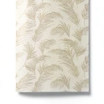 Wall Decoration Leaf-Patterned 10 m x 1.06 m Beige