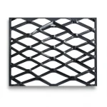 Hot Rolled Steel Expanded Metal Mesh 2 mm Thickness 1.22m Width 1m Length, Black