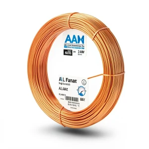سلك مفرد نحاس مجدول 600 فولت AWM مقاس 3 AWG، معزول PVC برتقالي، طول 500 قدم | شركة الفنار