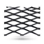 Hot Rolled Black Steel Expanded Metal Mesh Bahri 2.8 mm Thickness 1.22 m Width 1 m Length